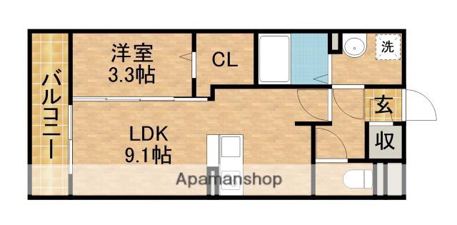 プリマテラッセ(1LDK/2階)の間取り写真