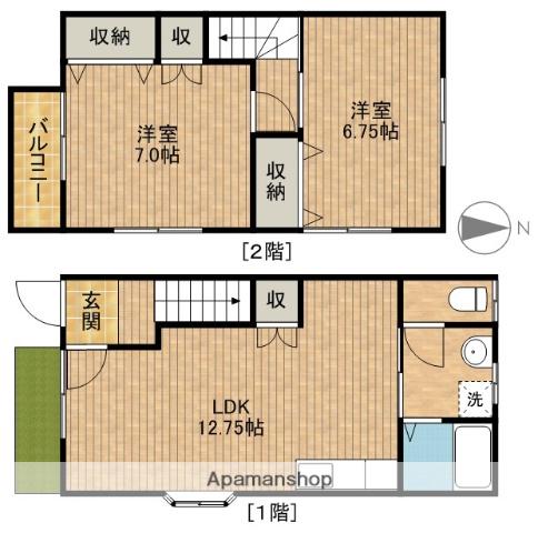 ファミール(2LDK)の間取り写真