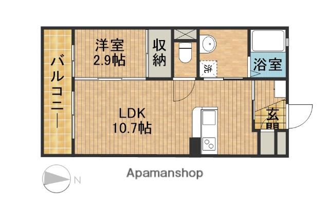 ボヌールイトウ(1LDK/1階)の間取り写真