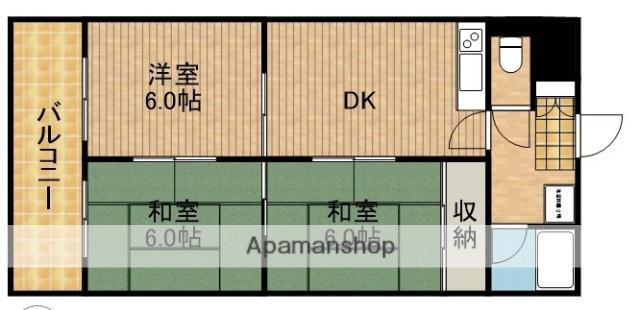 アソルティ伝馬町(3DK/5階)の間取り写真