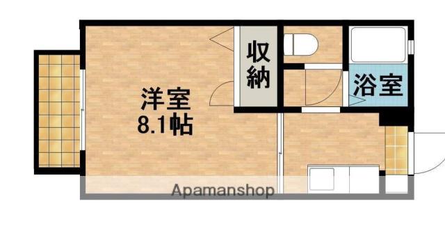 グレース(1K/2階)の間取り写真