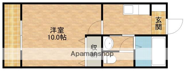 PARK ATELIER(1K/3階)の間取り写真