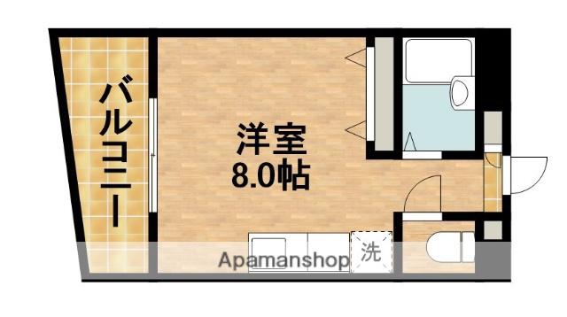 ESPOIR板屋(ワンルーム/3階)の間取り写真