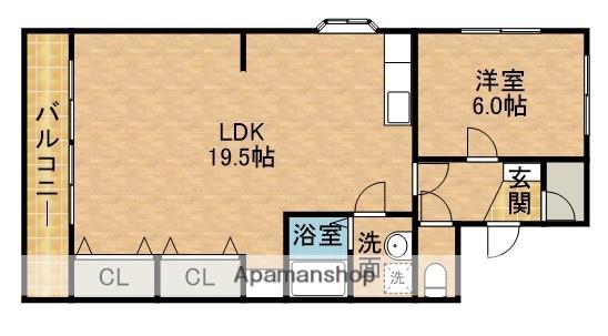 広沢プラーザ(1LDK/3階)の間取り写真