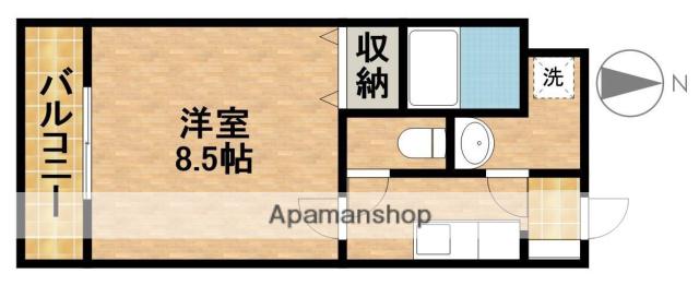 D-FELLOW(1K/4階)の間取り写真