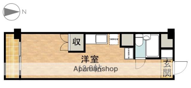 リアライズ浜松(ワンルーム/5階)の間取り写真