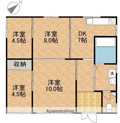 SUMICA高丘(3SDK/1階)の間取り写真