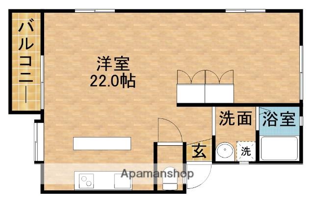 エスポワヒルズ(ワンルーム/1階)の間取り写真