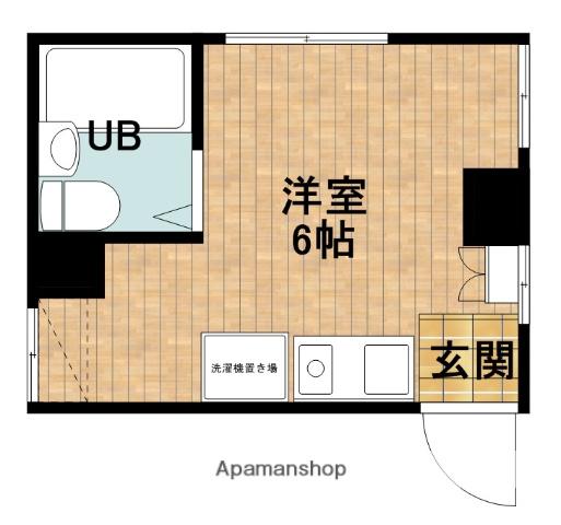 マンショントギヒルズ(ワンルーム/3階)の間取り写真