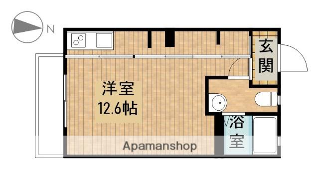 さくらハウス(ワンルーム/2階)の間取り写真