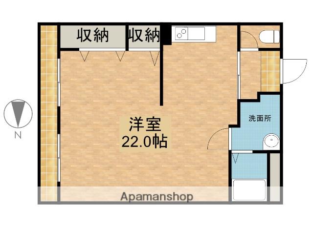 ロイヤルビレッジ(ワンルーム/2階)の間取り写真