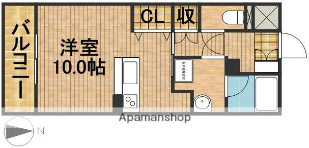 ハイトピア高林(ワンルーム/3階)の間取り写真