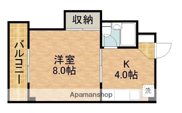 メゾンイシハラ(1K/3階)の間取り写真