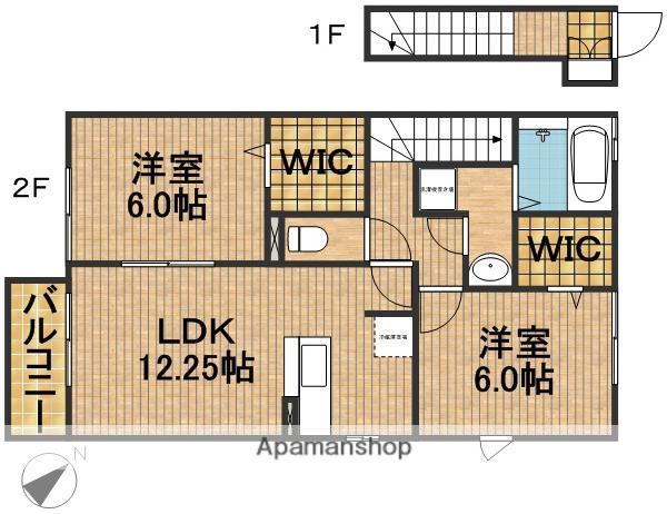 セプテンベール(2LDK/2階)の間取り写真