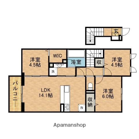 LEMONNIE(3LDK/2階)の間取り写真