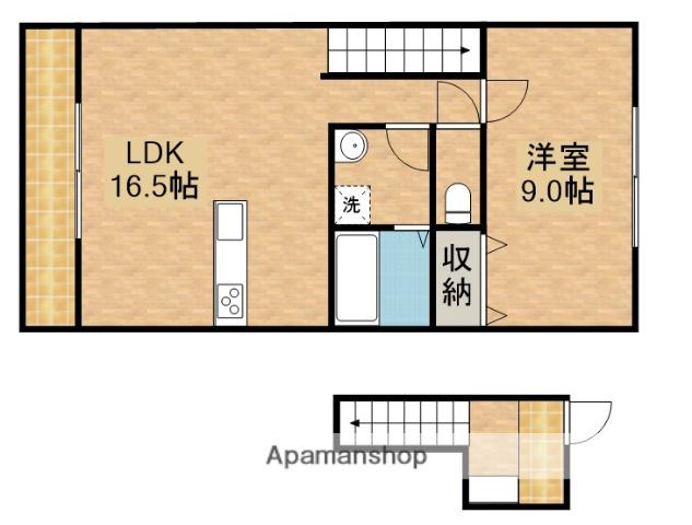 レヴィード(1LDK/2階)の間取り写真