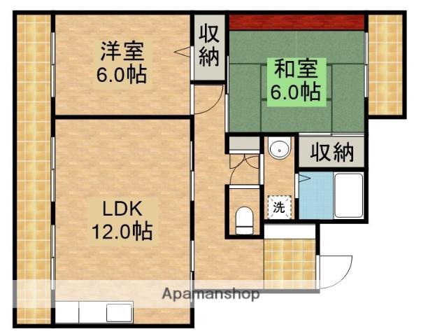パールマンションITO(3DK/3階)の間取り写真