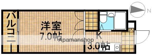 すみれ館Ⅰ(1K/2階)の間取り写真