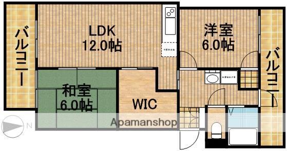 323BLD(2SLDK/1階)の間取り写真