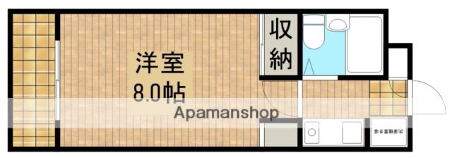 中沢シティハイツ(1K/3階)の間取り写真