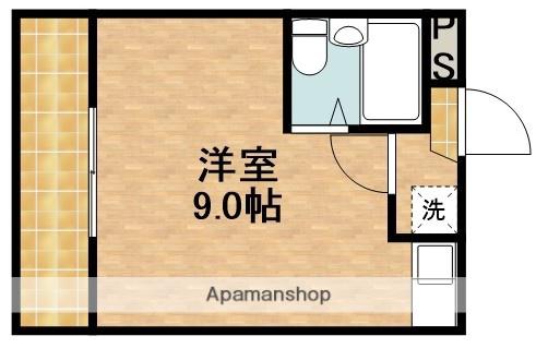 グレイス第1マンション(ワンルーム/2階)の間取り写真