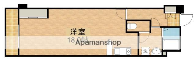 シティプレイス(ワンルーム/4階)の間取り写真