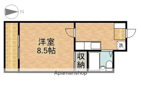 ビクトリアパレス(1K/2階)の間取り写真