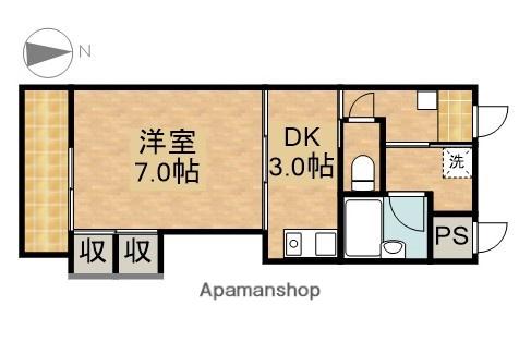 コスタ浜名湖(1K/4階)の間取り写真