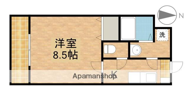 PLEIADES Ⅱ(1K/2階)の間取り写真