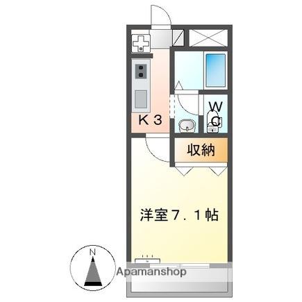 アイル・プティ(1K/2階)の間取り写真