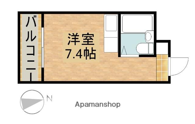朝日プラザ浜松ステーションスクエア(ワンルーム/8階)の間取り写真
