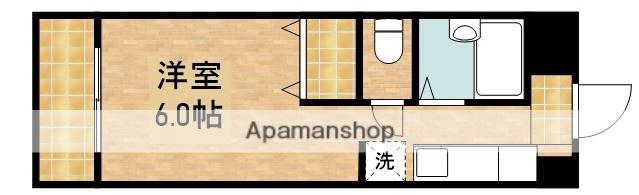 ウィンディー浅田(1K/1階)の間取り写真