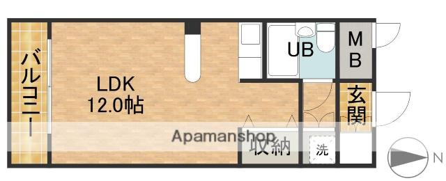 メゾン住吉(ワンルーム/3階)の間取り写真