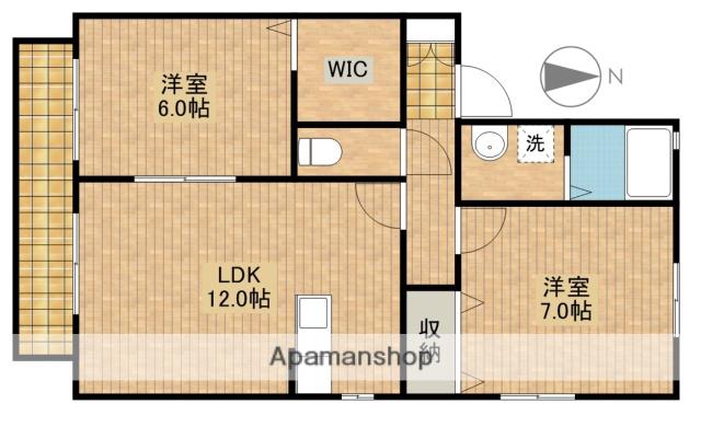 クレールコート(2LDK/1階)の間取り写真