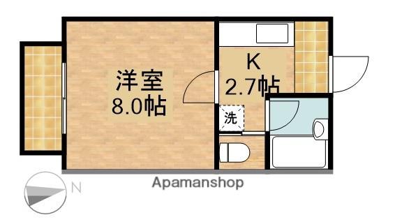 サンヨ高林(1K/3階)の間取り写真