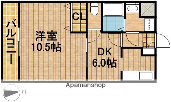 ON STYLE B館(1DK/2階)の間取り写真