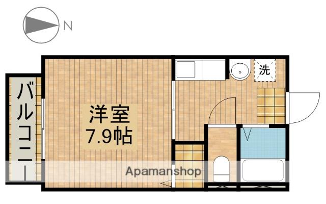 エステート ムツミ(1K/1階)の間取り写真