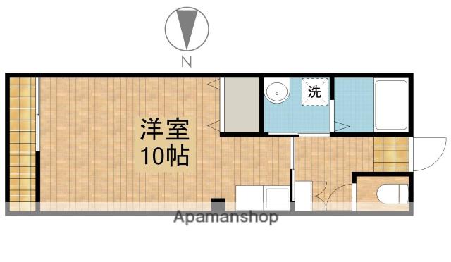 ロイヤルビレッジ(ワンルーム/1階)の間取り写真