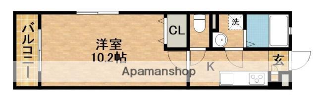 CLASS(1K/5階)の間取り写真