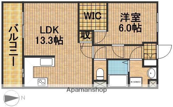 エルフィオーレ(1LDK/2階)の間取り写真