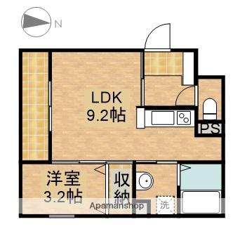 D-HILLS半田町(1LDK/1階)の間取り写真