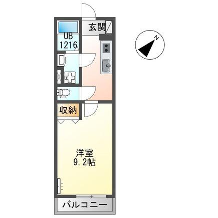 スイートテラス寺島町(1K/3階)の間取り写真