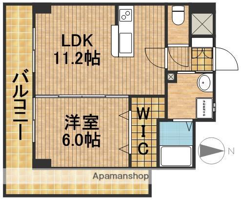 コンフォート常盤(1LDK/2階)の間取り写真