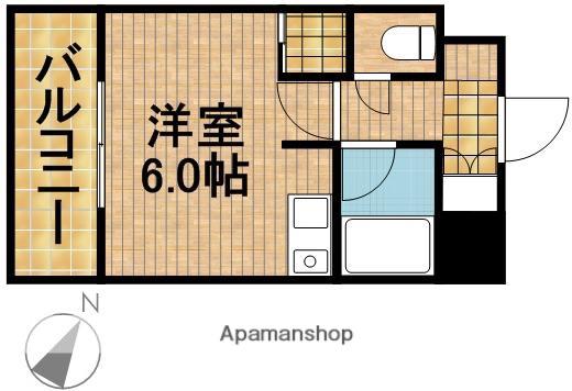 コナビック紺屋町(ワンルーム/2階)の間取り写真