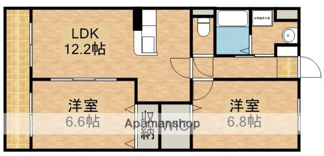 サンシャインユタカ(2LDK/1階)の間取り写真
