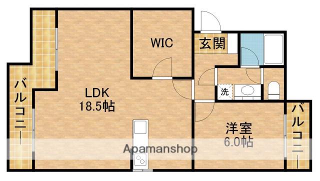 スカイシャトウ城山Ⅰ(1LDK/3階)の間取り写真