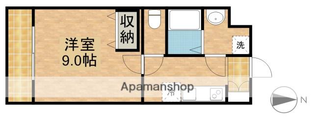 NAVONA(1K/2階)の間取り写真