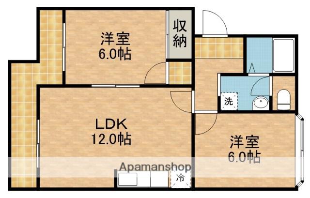 ジョイフル小池(2LDK/1階)の間取り写真