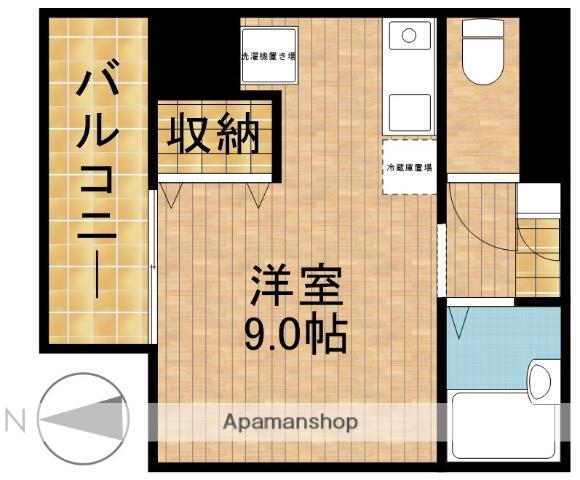 ESPOIR板屋(ワンルーム/5階)の間取り写真