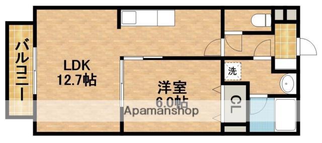 GRANDCOLLINEⅡ(1LDK/4階)の間取り写真